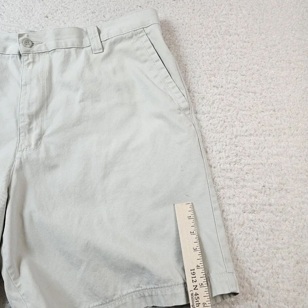 Dockers Shorts Mens 42 Light Khaki Relaxed Fit Flat Front Chino 9